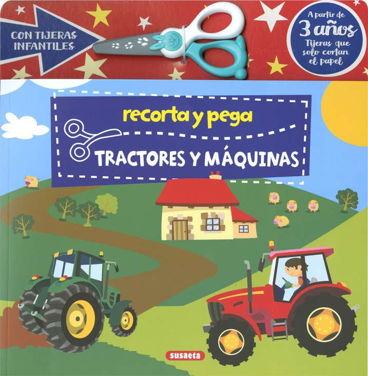 Recorta y Pega -Tractores y Máquinas- Susaeta