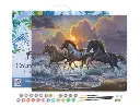 Pintar Por Números -Trio de Caballos- Bastidor 40 x 50 cm. Figured´Art
