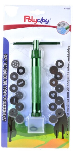 Pistola Extrusora Aluminio + 22 Boquillas