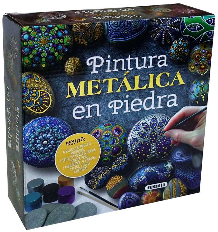 Pintura Metálica en Piedra - Editorial Susaeta