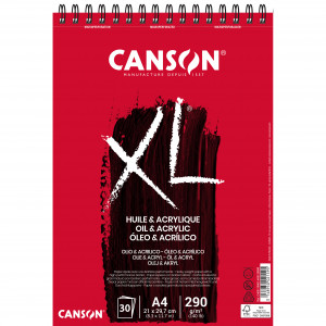Bloc -XL Acrílico / Oleo- 30 Hojas A4 21 x 29,7 cm. 290 gr. Canson