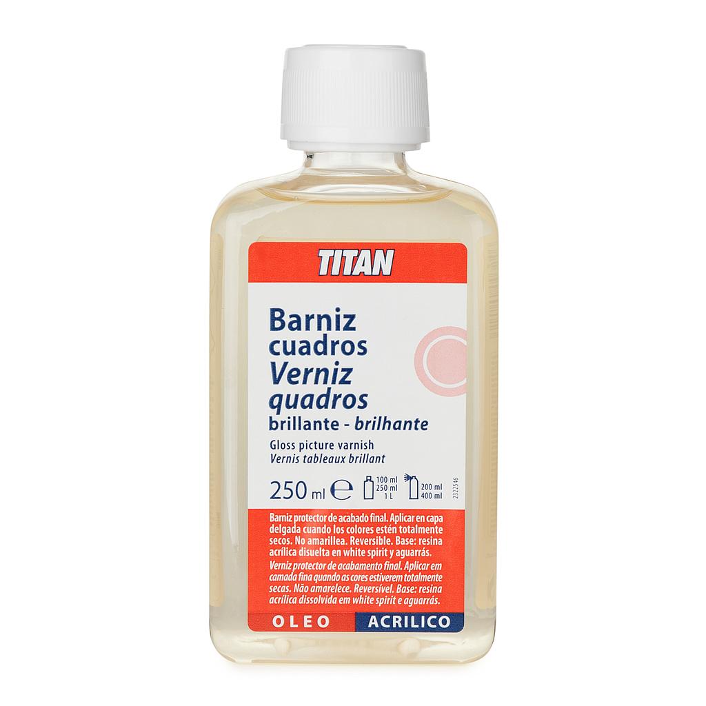Barniz Cuadros Brillante (250 ml.) Titán