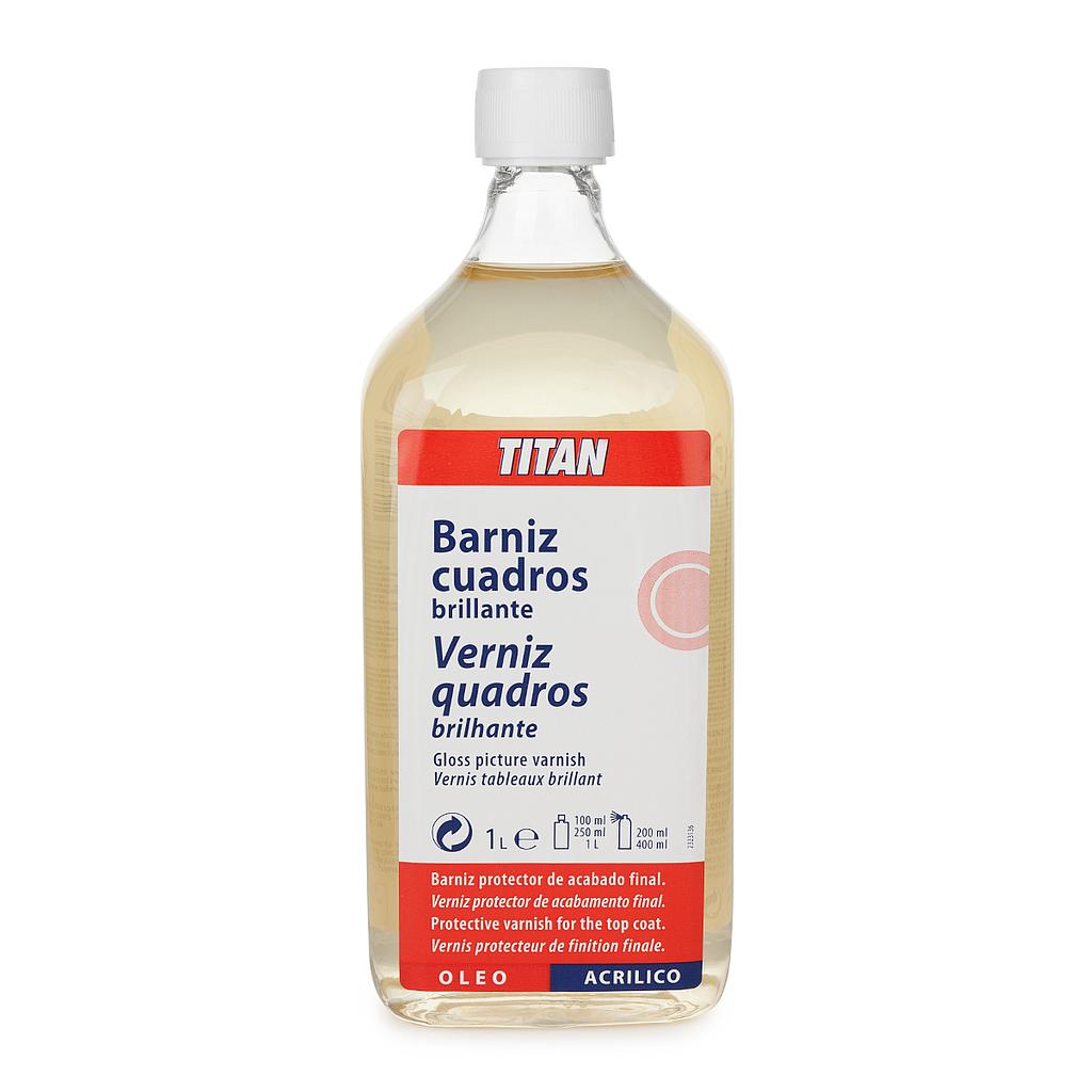 Barniz Cuadros Brillante (1000 ml.) Titán