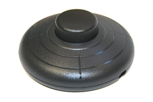 Interruptor Pulsador de Pié Negro 7 x 28 mm. Electro Dh