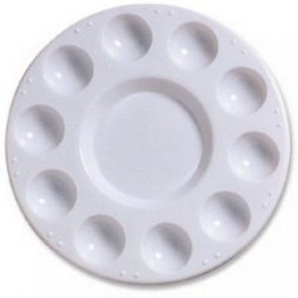 Paleta Plástico Redonda 17 cm. 10 Pocillos
