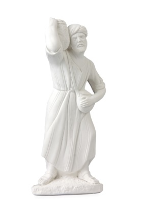 Pastor con Cesta 22 cm. Escayola