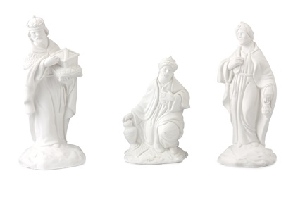 Figuras Reyes Magos 16 cm. (3 pzs.) Escayola