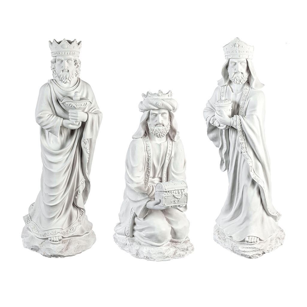 Figuras Reyes Magos 72 cm. (3 pzs.) Escayola