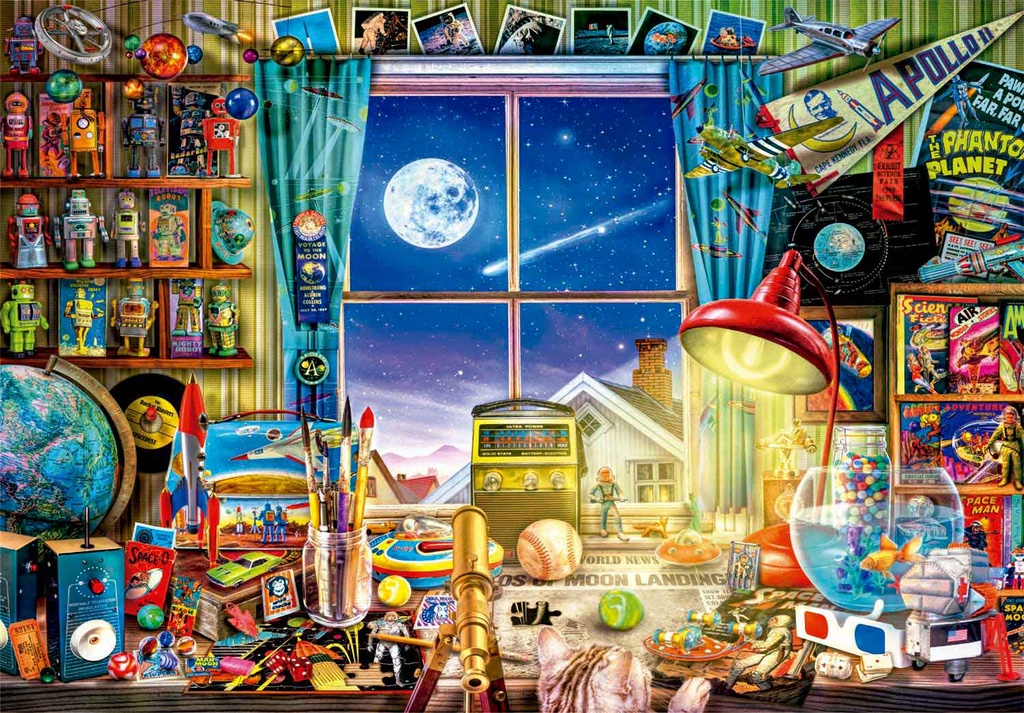 Puzzle 500 piezas -To the Moon- Clementoni