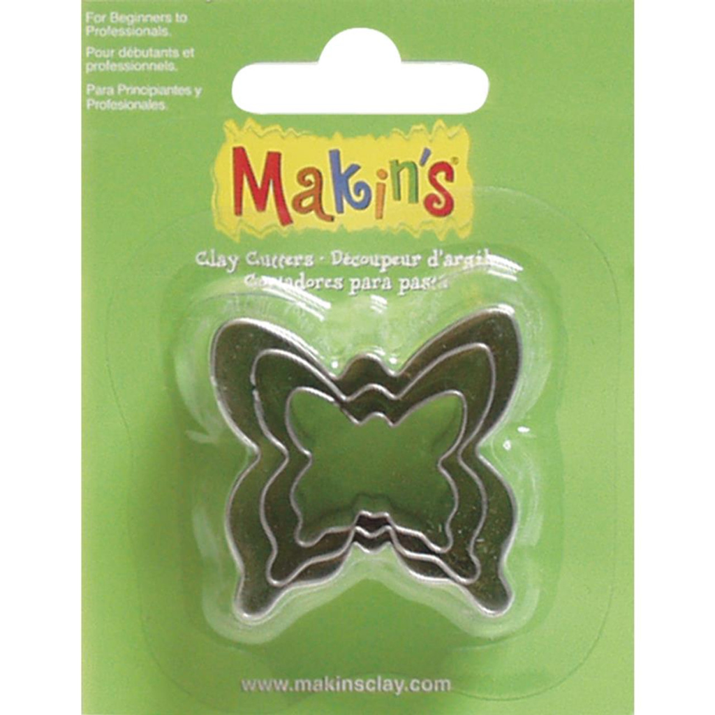 Cortadores Pastas Modelables -Mariposas- Makin´s (3 pzs.)