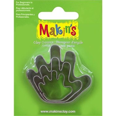 Cortadores Pastas Modelables -Manos- Makin´s (3 pzs.)