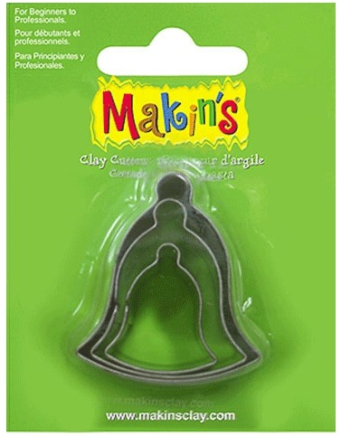 Cortadores Pastas Modelables -Campanas- Makin´s (3 pzs.)