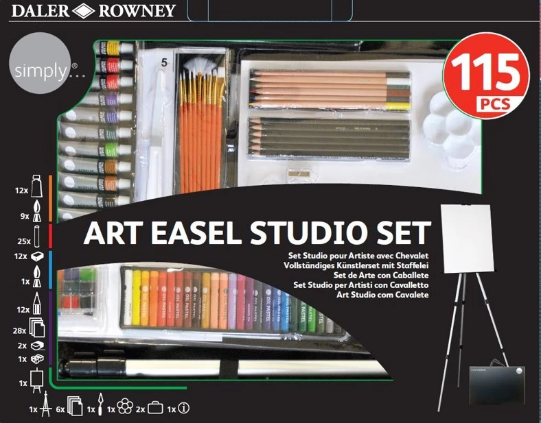 Simply Set De Arte Esencial 115 Piezas Daler & Rowney