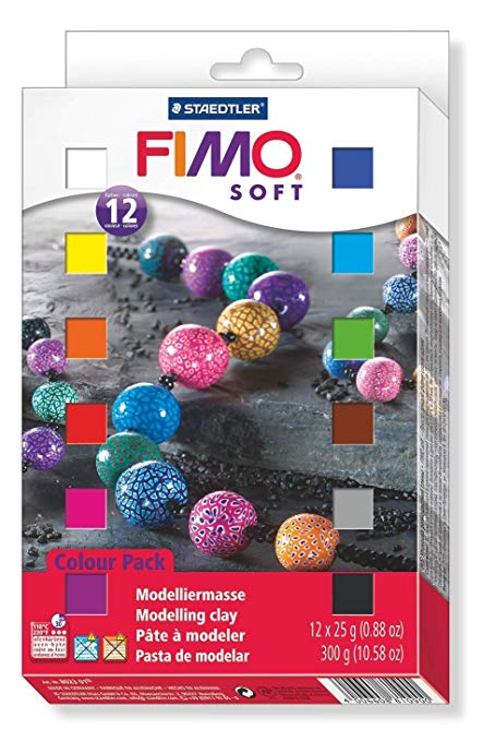 Set Iniciación Fimo Soft 12 Colores Surtidos