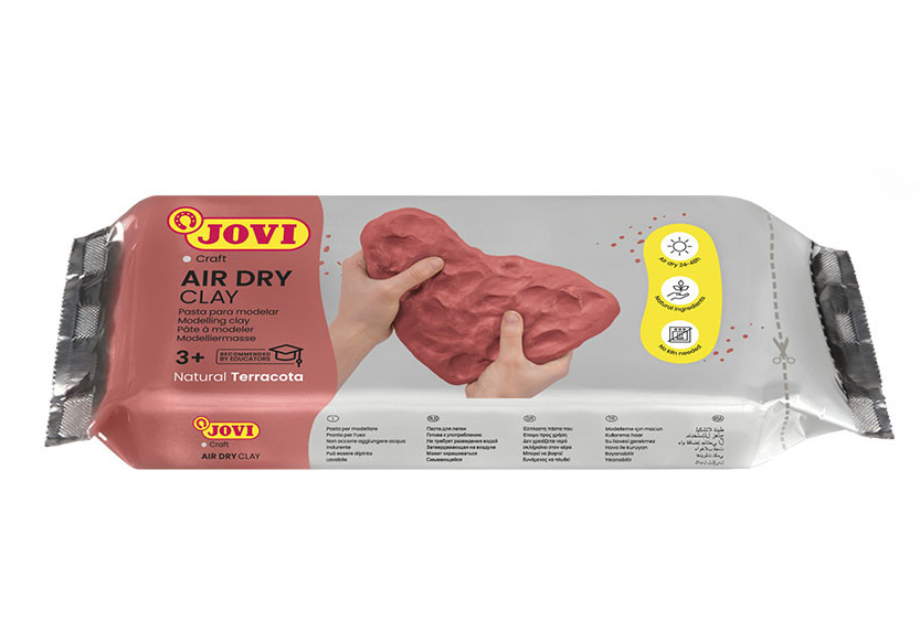 Paq. 500gr. Pasta Modelar Gris Jovi (6)
