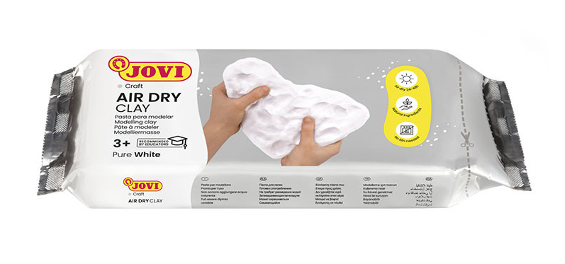 Pasta de Modelar Blanca Air Dry Clay 250 gr. Jovi
