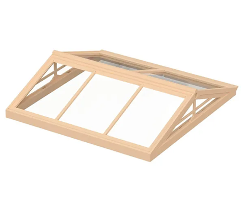 [DWP02] Tejado Madera y Cristal -B- para Modelos -Super Store- Rolife Robotime
