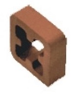 Celosia Roja 1:10 27x27x10 mm. Domus Kits (15 pzs.)