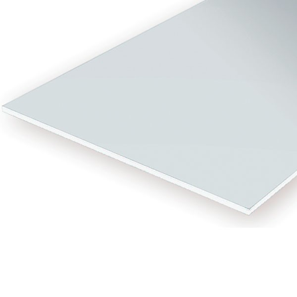 Plancha Estireno Modelismo 0,38 x 300 x 610 mm. Evergreen