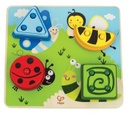 Juego Encajable Formas y Animales Madera Hape