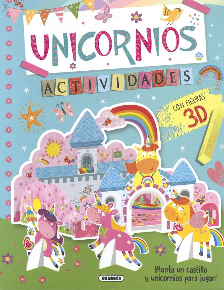 Maquetas y Actividades -Unicornios- Susaeta Ediciones