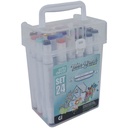 Rotuladores -Twin Brush- Doble Punta Base Alcohol (24 Colores) Artis Decor