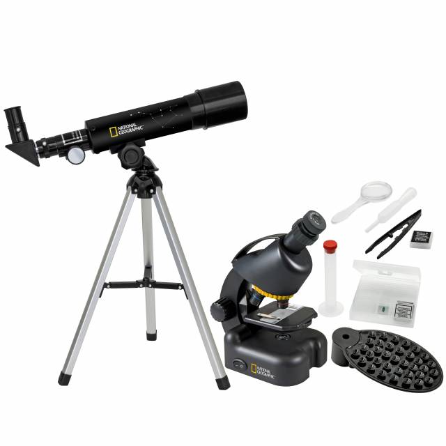 Set Telescopio + Microscopio -National Geographic- Bresser