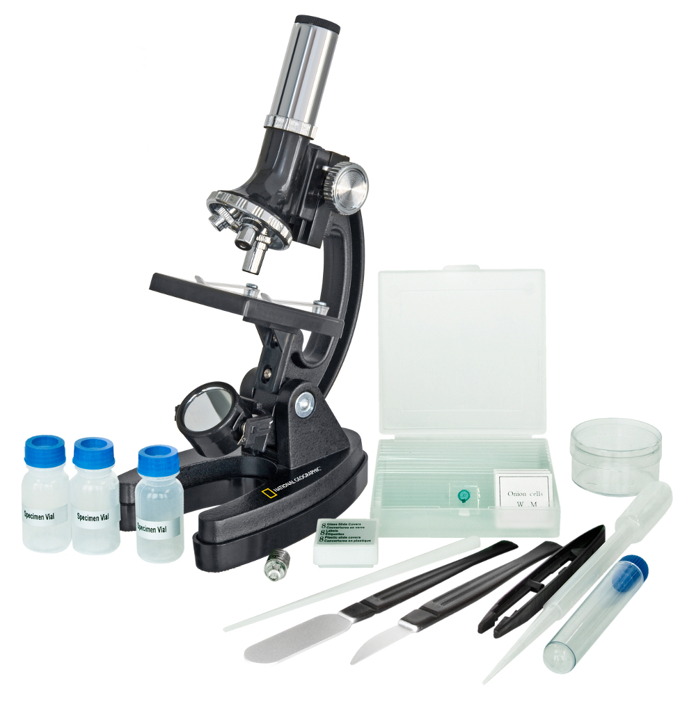 Microscopio Set Microscopio 300x - 1200x -National Geographic- Bresser