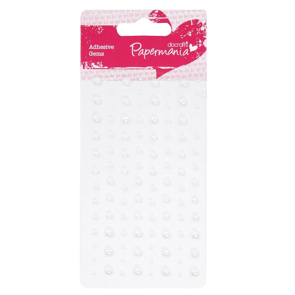 [PMA 351425] Set 104 Perlas Adhesivas Surtidas -Blancas- Docrafts