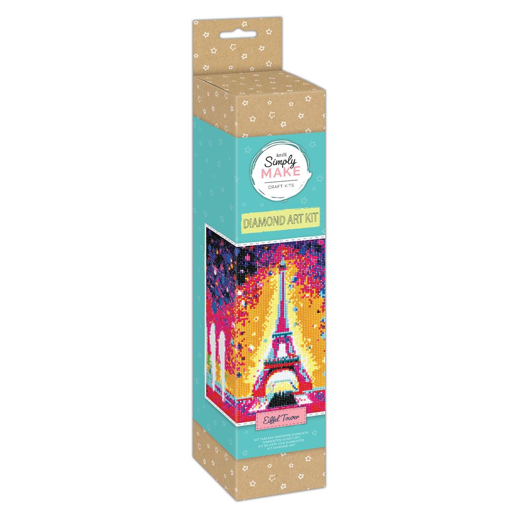 [DSM 105114] Set Pintar con Diamantes -Torre Eiffel- Simply Make