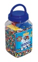 Cubo Hama Midi Colores Surtidos (16.000 pzs.) + 3 Plantillas