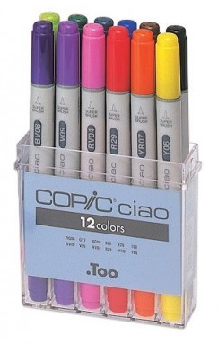 [C22075312] Estuche 12 Rotuladores -Set Básico- Copic Ciao