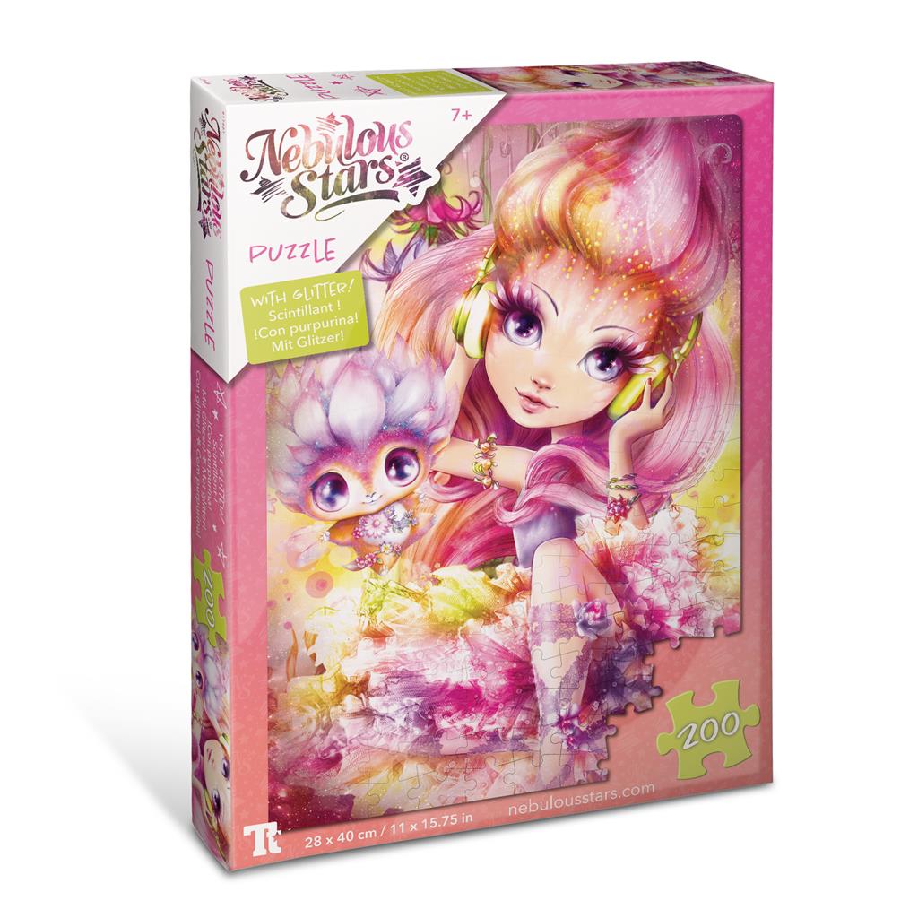 Puzzle 200 piezas Brillante -Petunia & Paloma- Nebulous Stars