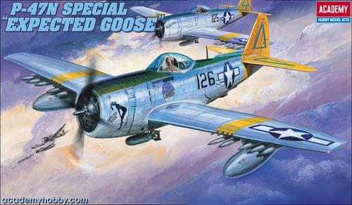 Avión 1/48 -P-47N Expected Goose- Academy