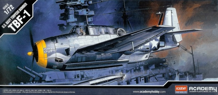 Avión 1/72 -TBF-1 1/72- Academy