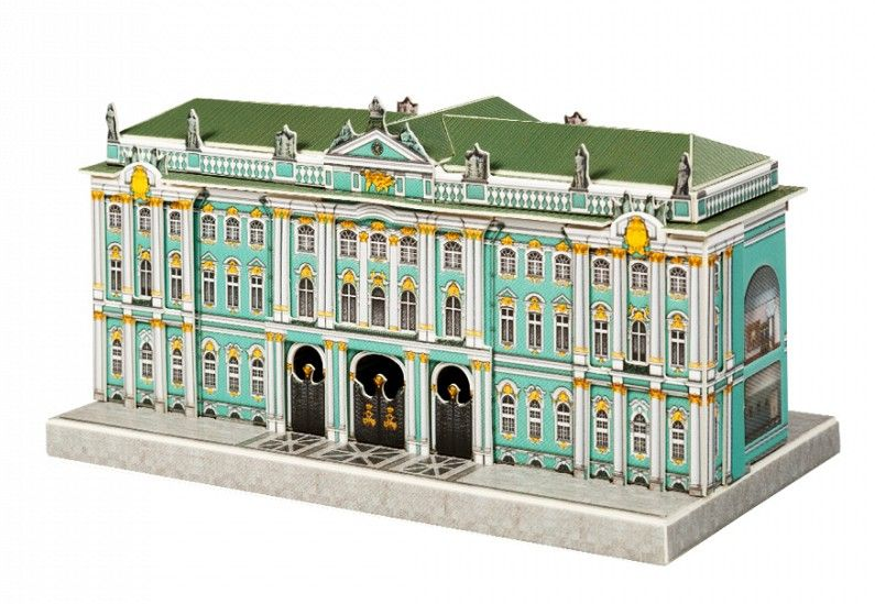 Kit Construcción -Museo de Hermitage, San Petersburgo- Clever Paper