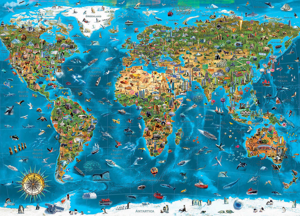 Puzzle 12000 piezas -Maravillas del Mundo- Educa