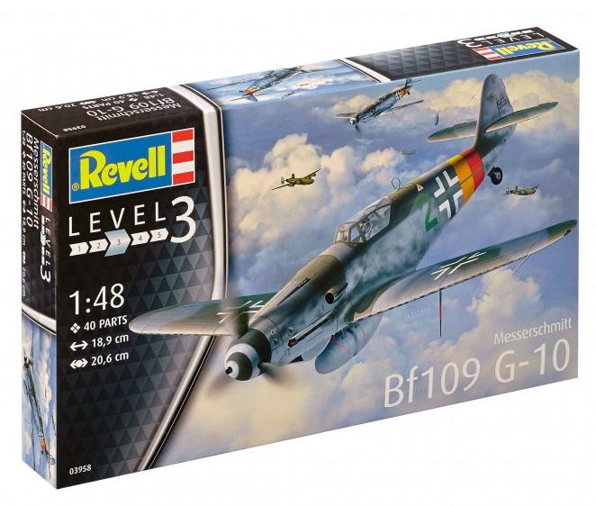 Avión 1/48 -Messerschmitt Bf109 G-10- Revell