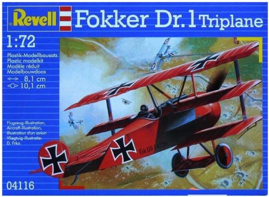 Avión 1/72 Fokker DR.1 -Barón Rojo- Revell