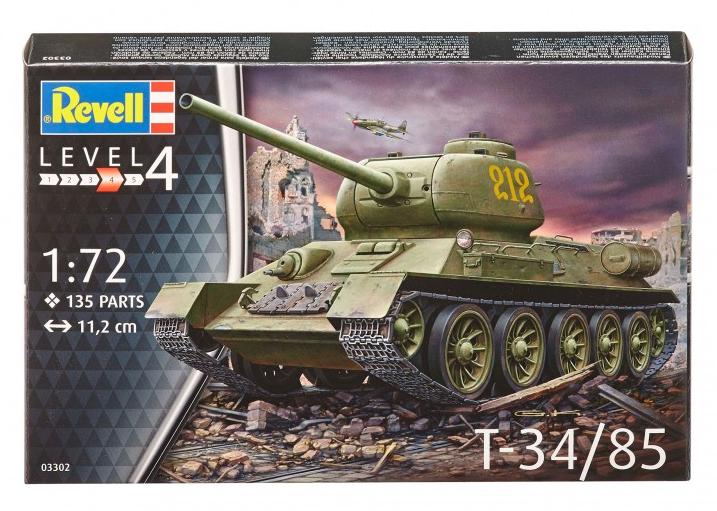 Carro 1/72 Tanque -T-34/85- Revell