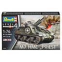 Carro 1/76 Tanque -M7 HMC "Priest"- Revell