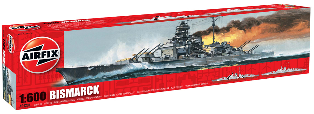 Barco Acorazado 1/600 -Bismarck- Airfix