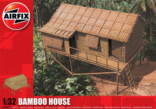 Set Dihorama 1/32 -Bamboo House- Aifix