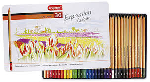 Caja Metal 36 Lápiz Color Expression Bruynzeel