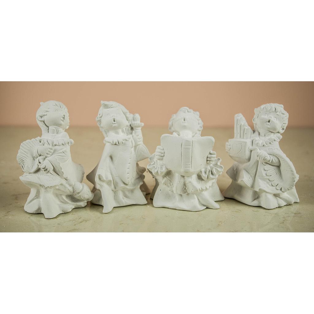 Monaguillos 9 cm. (4 pzs.) Escayola
