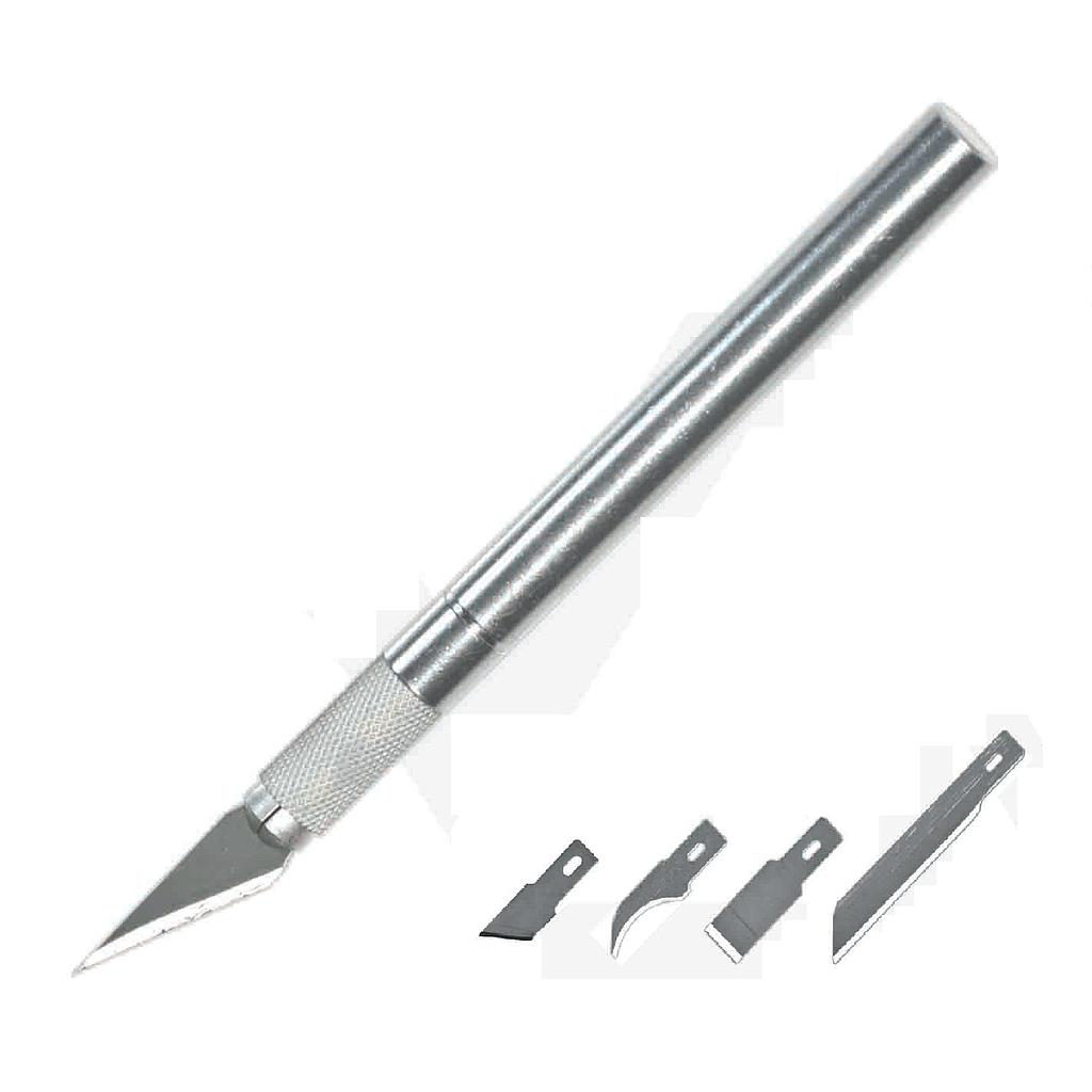 Bisturí Grueso Nº2 + 5 Hojas Surtidas