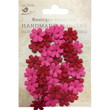 Flores Papel -Mini Rojas-  