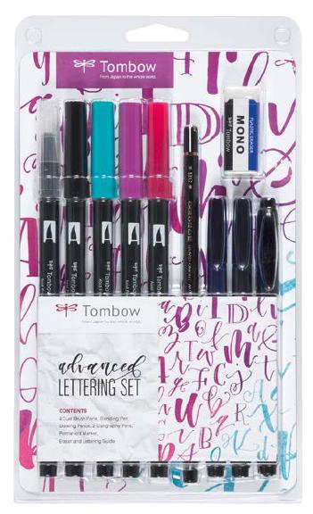 Set Lettering Advanced 10 piezas Tombow