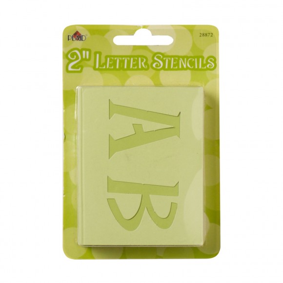 Set Stencil Alfabeto, Números y Signos 5,1 cm. Genie Plaid