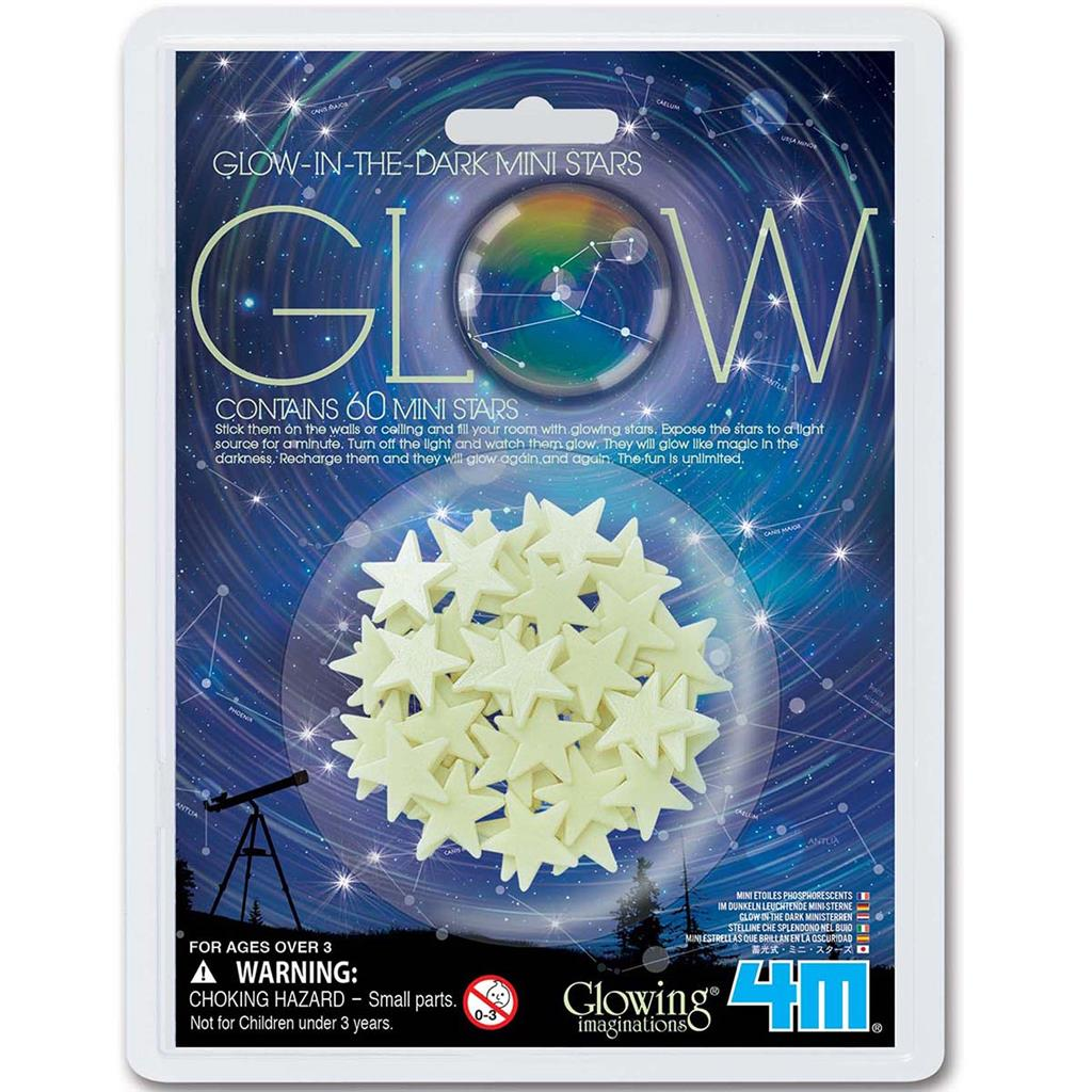 Mini Estrellas Fosforescentes (60 pzs.) 4M
